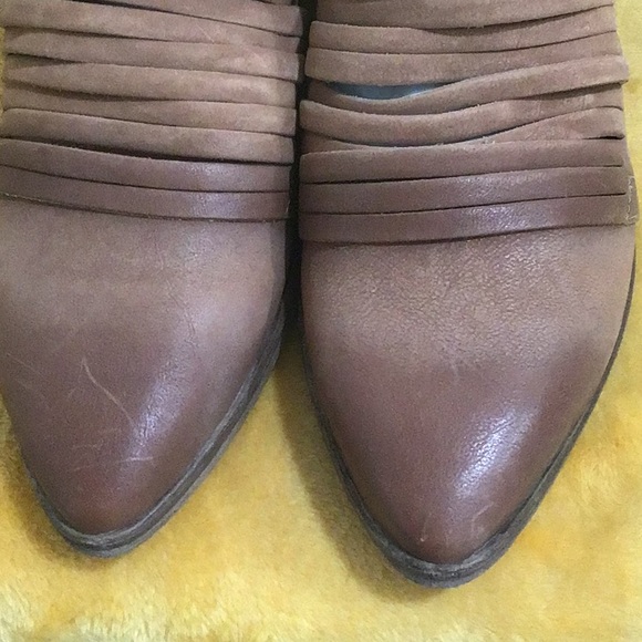 🆕 FREE PEOPLE Lost Valley Moccasin Bootie Distressed Leather - Picture 4 of 12